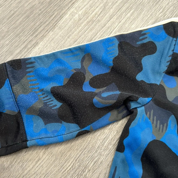 Kid's Blue Zip Up Converse Athletic Track Jacket Size 7 - Picture 8 of 8